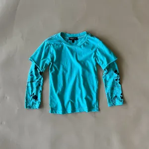Beck-Splatter 2fer Tee | Aqua