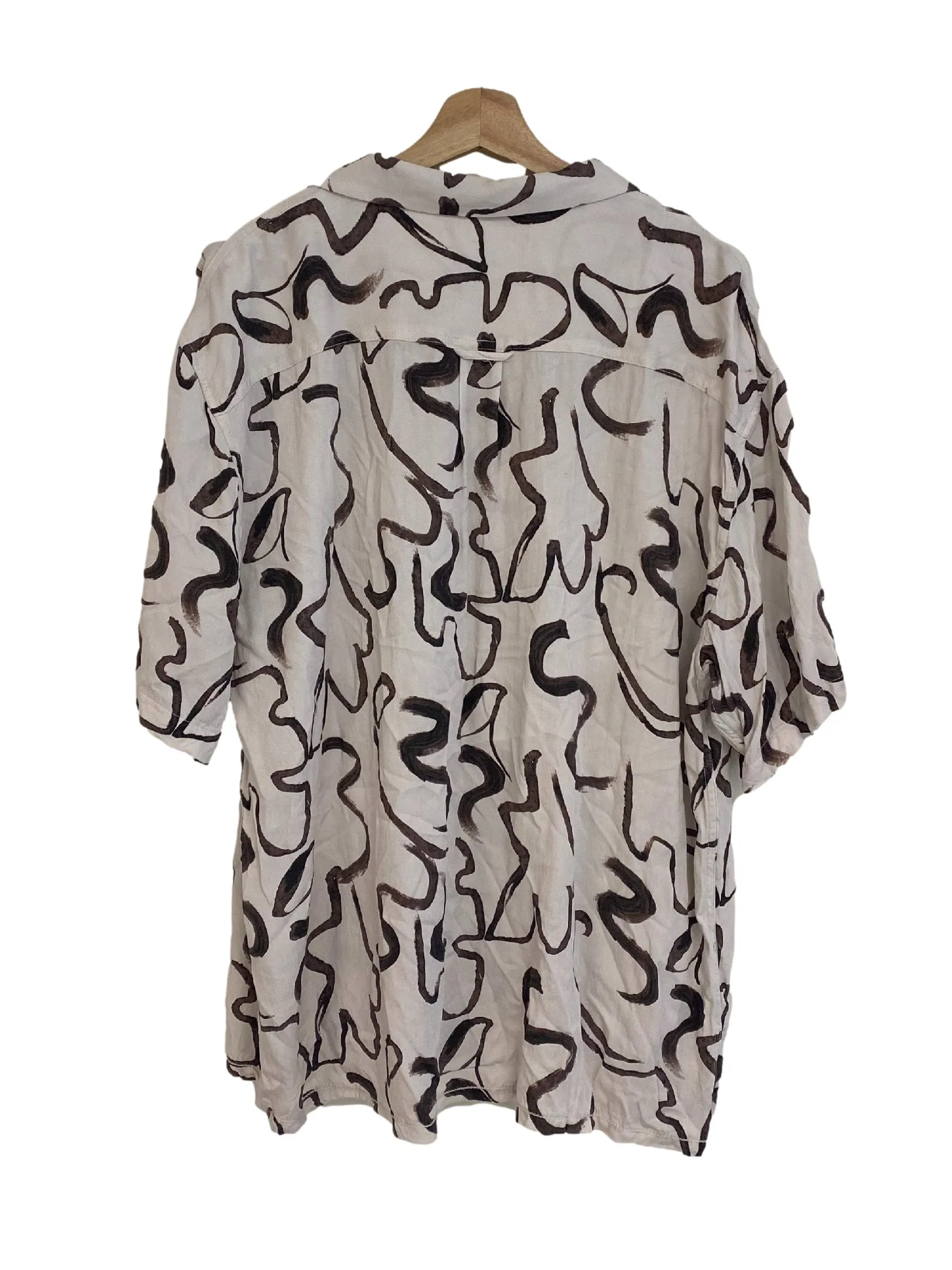 Beige Abstract Shirt