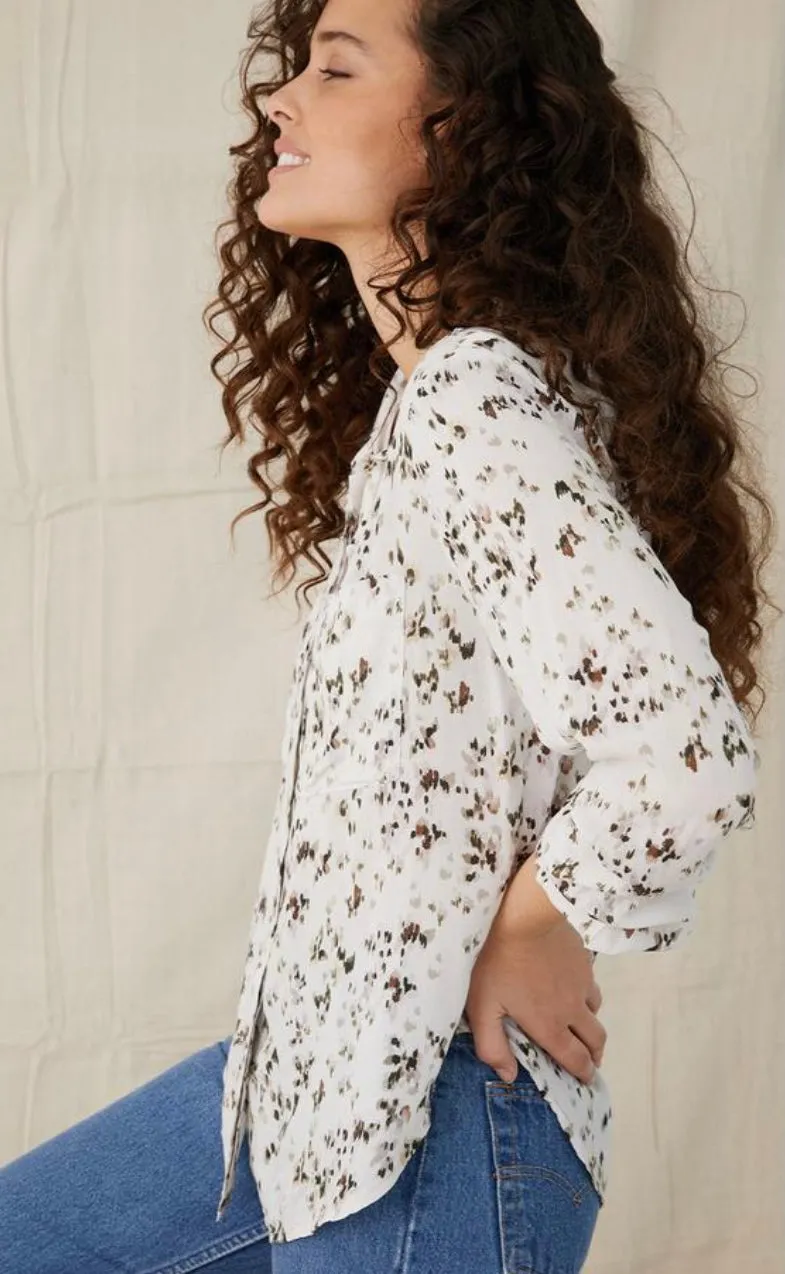 Bella Dahl Full Button Down Hipster Shirt