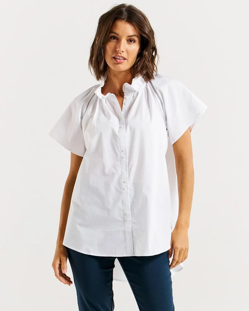 Betty Basics - Caspian Blouse - White