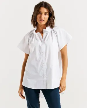 Betty Basics - Caspian Blouse - White