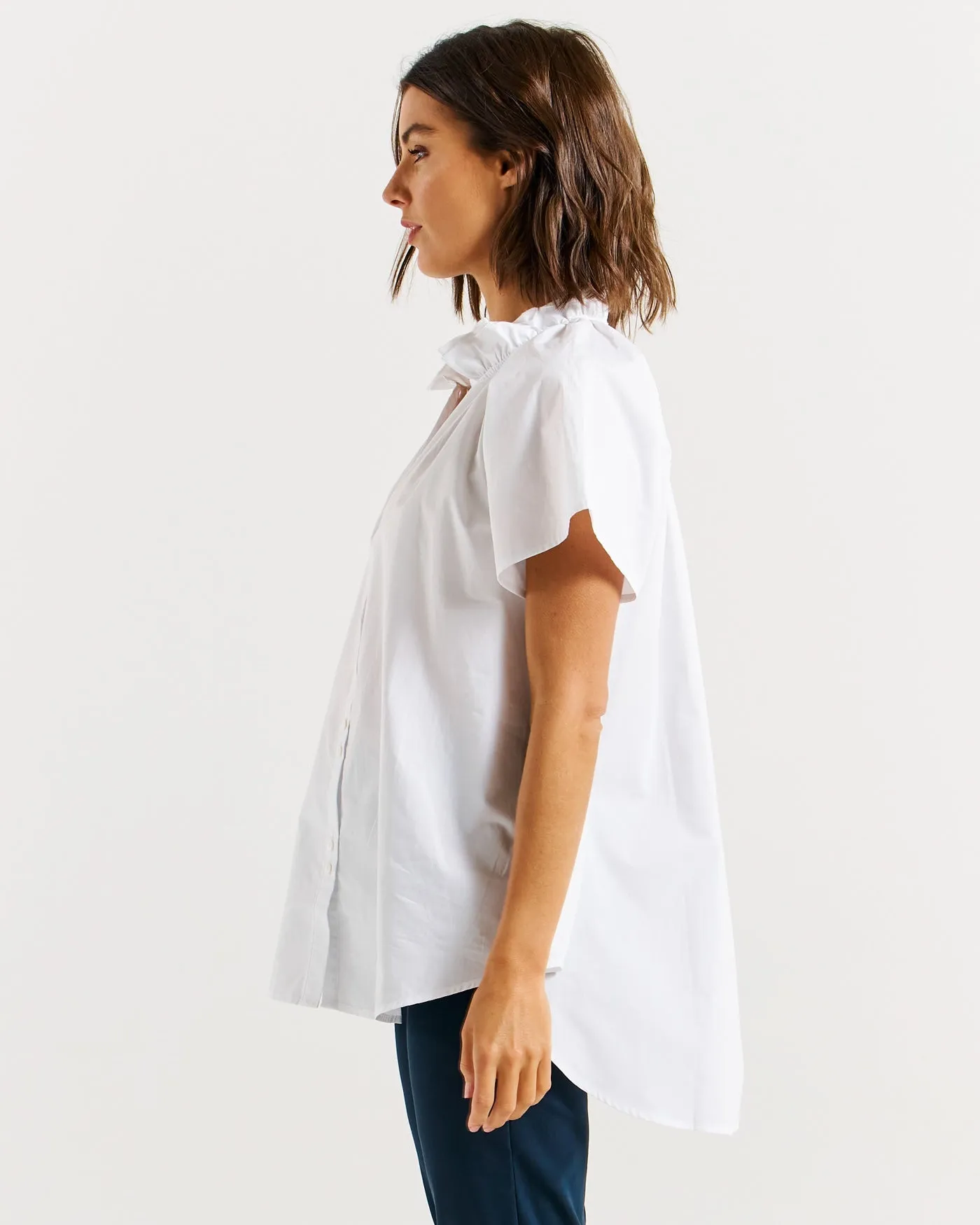 Betty Basics - Caspian Blouse - White