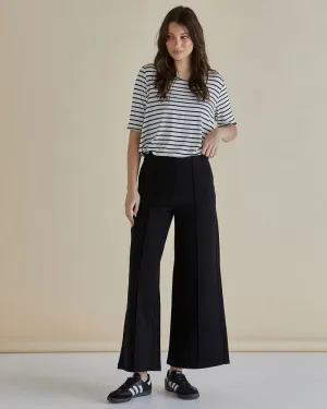 Betty Basics Elodie Wide Leg Ponte Pant - Black