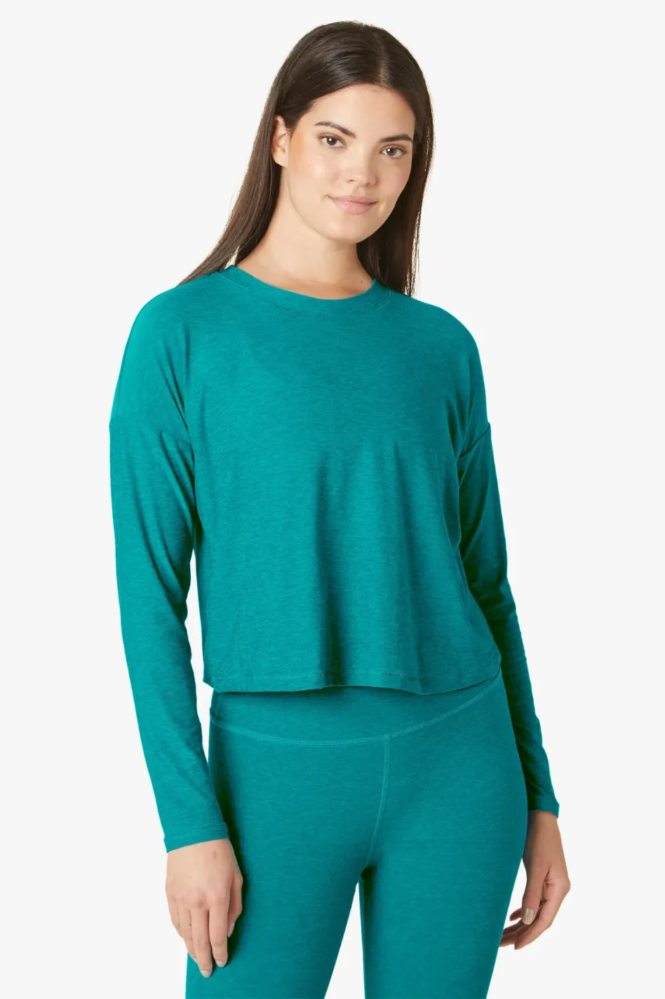 Beyond Yoga - Featherweight Open Space Pullover