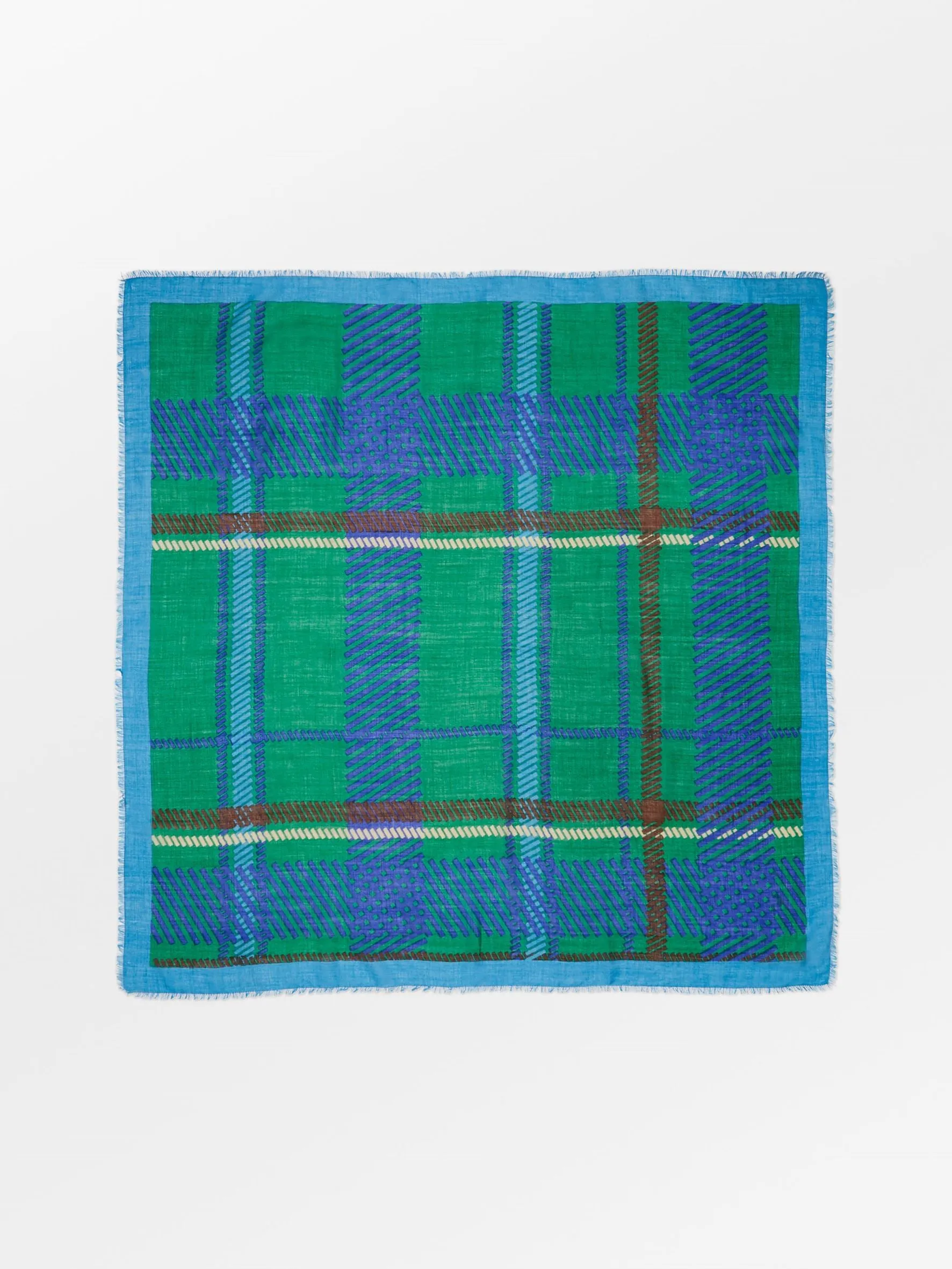 Big Check Siw Scarf