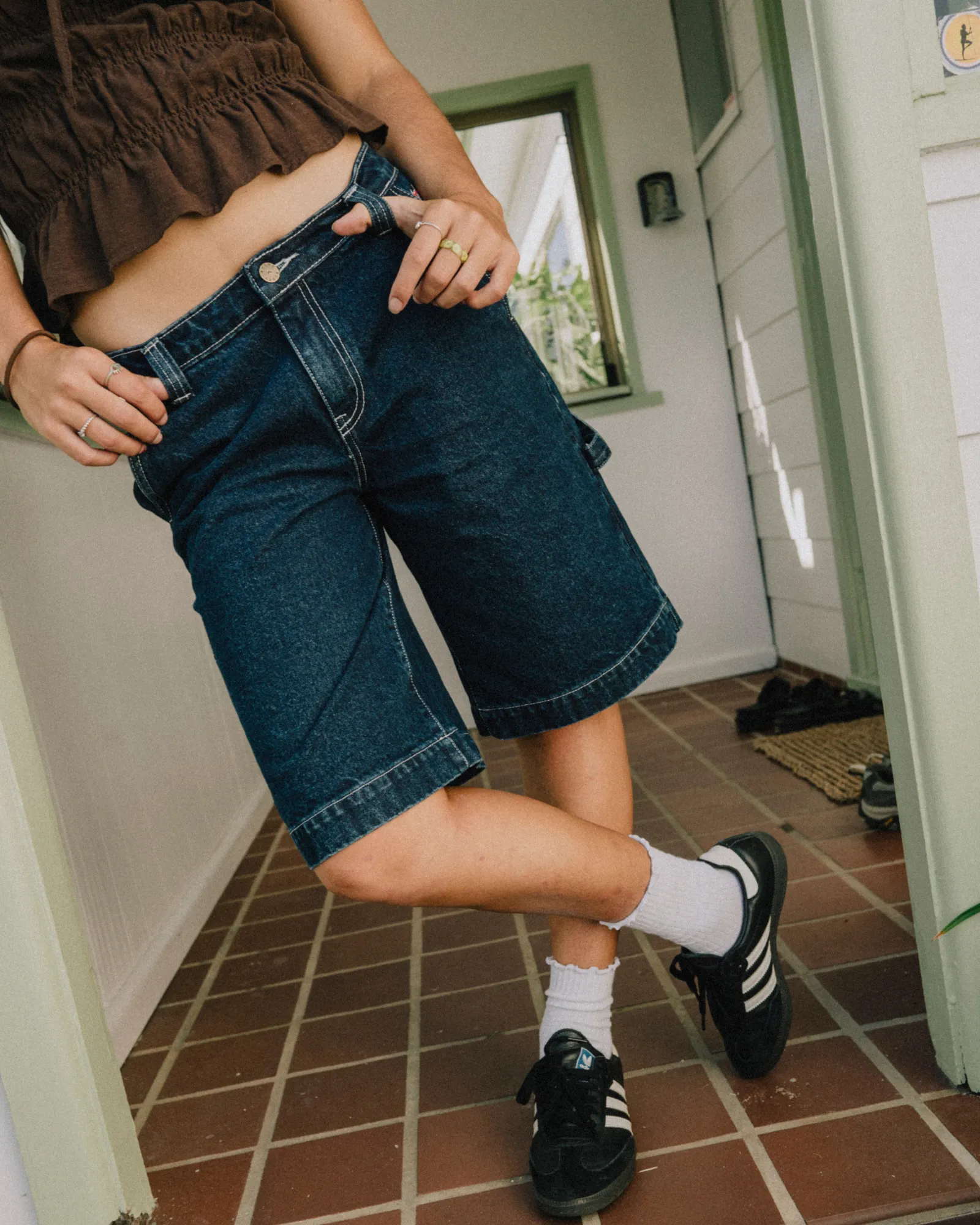 Billie Low Rise Carpenter Jort