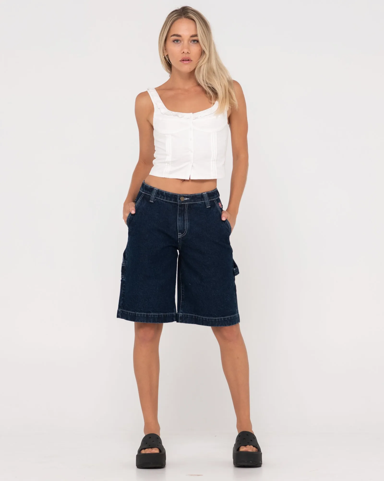 Billie Low Rise Carpenter Jort