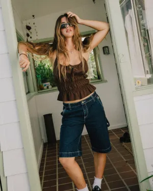 Billie Low Rise Carpenter Jort