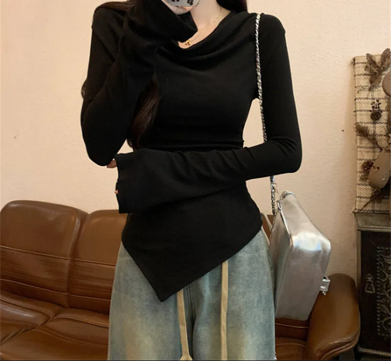 Black Basic Solid Top