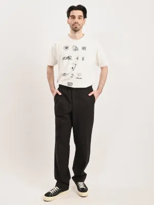 Black Ezra Fatigue Solotex Twill Trouser