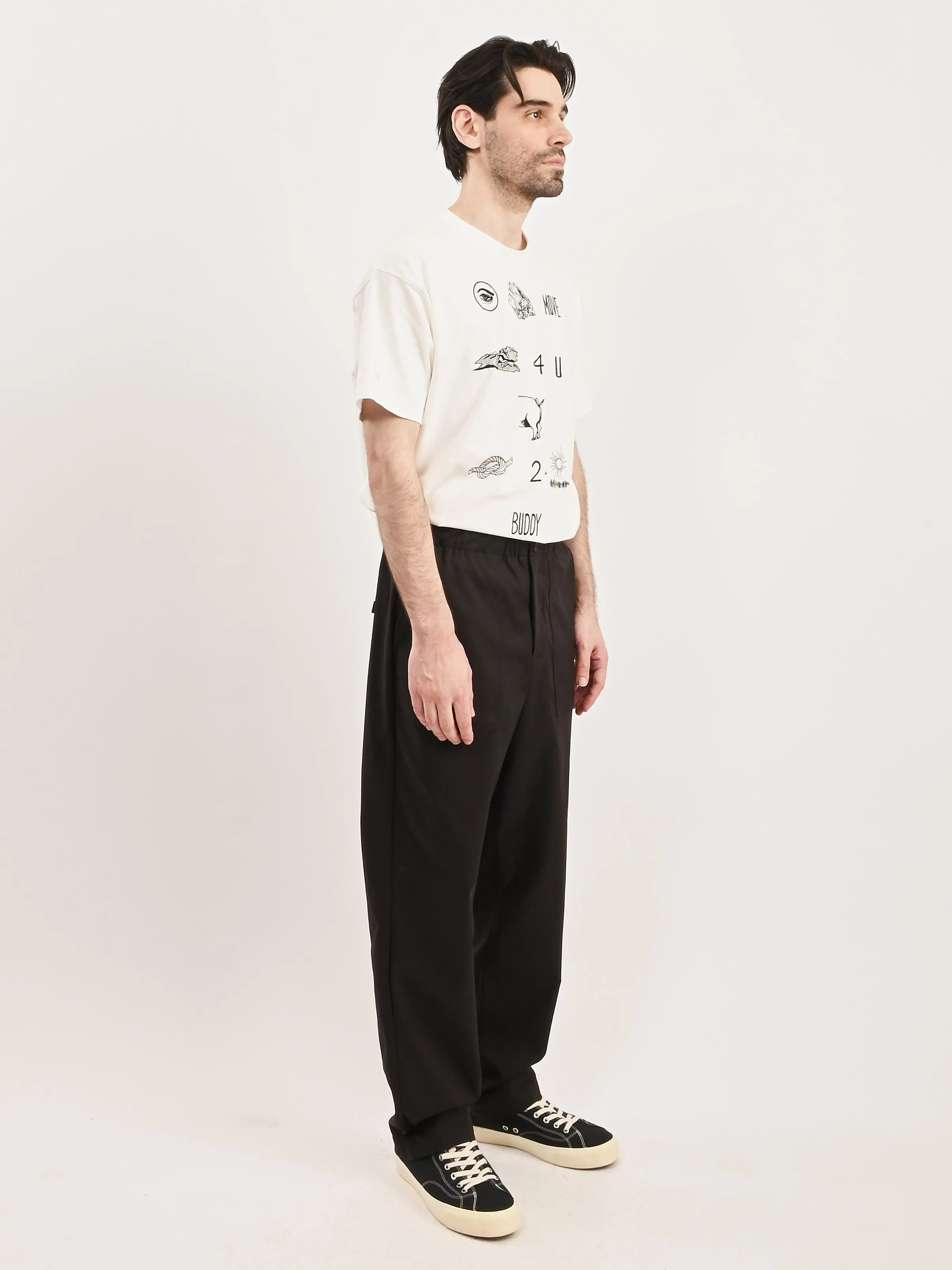 Black Ezra Fatigue Solotex Twill Trouser