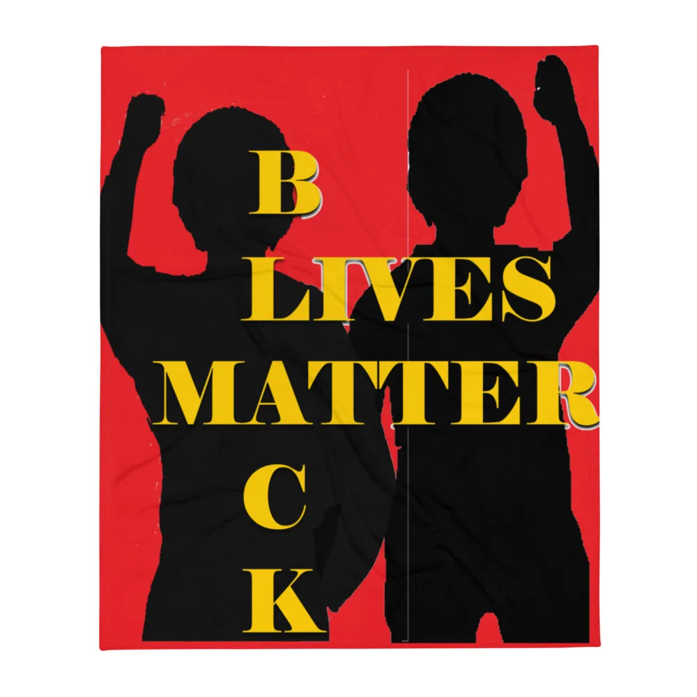 Black Lives Matter Throw Blanket