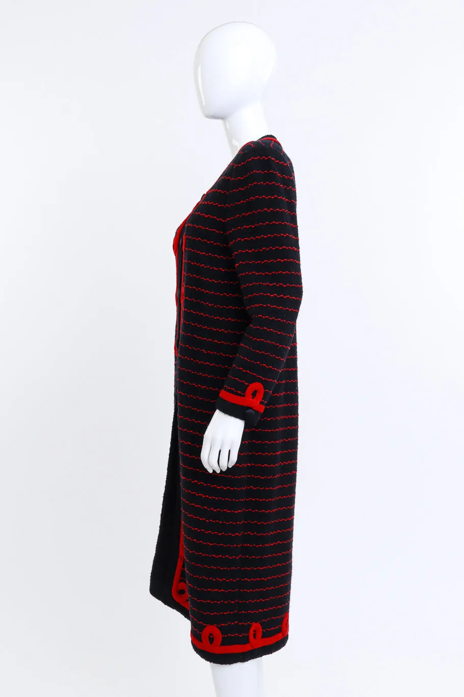 Bouclé Knit Duster