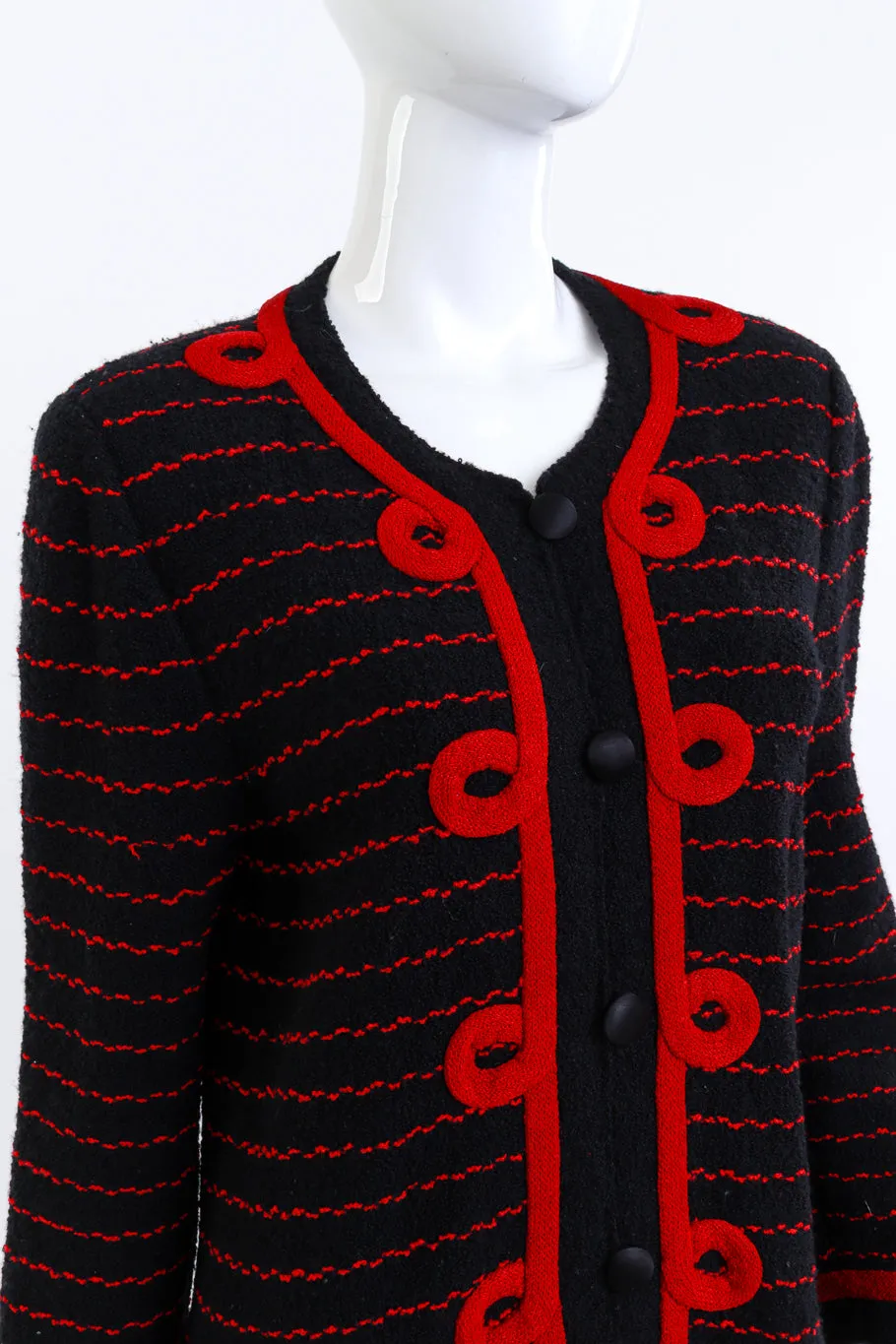 Bouclé Knit Duster