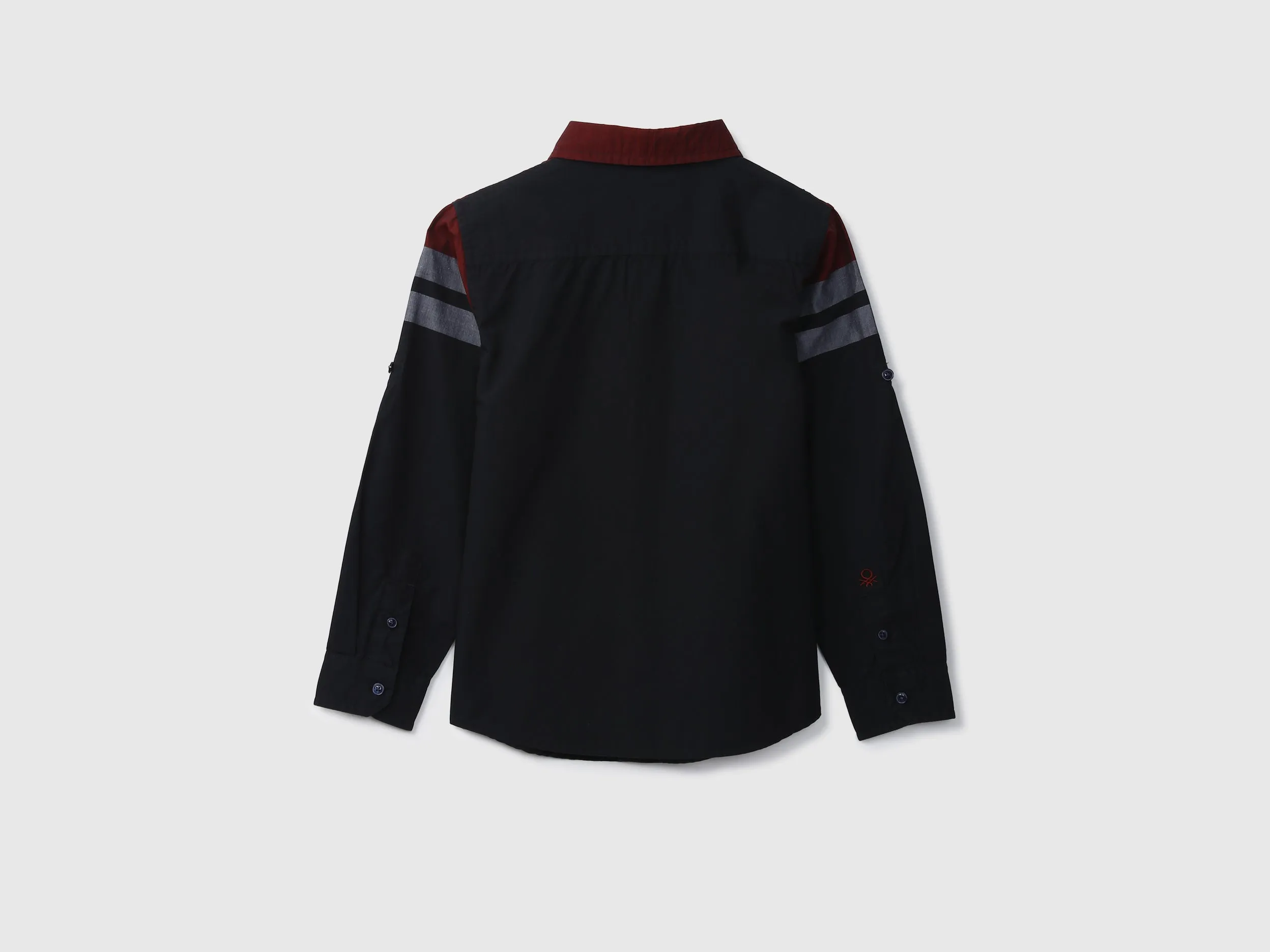 Boys Long Sleeve Striped Shirt