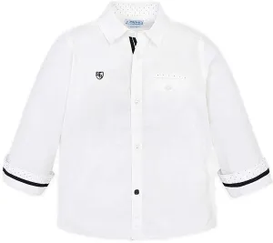 Boys Mayoral White Dress Shirt: Sizes 2 to 9