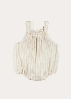 Brompton Stripe Romper in Beige (3mths-2yrs)