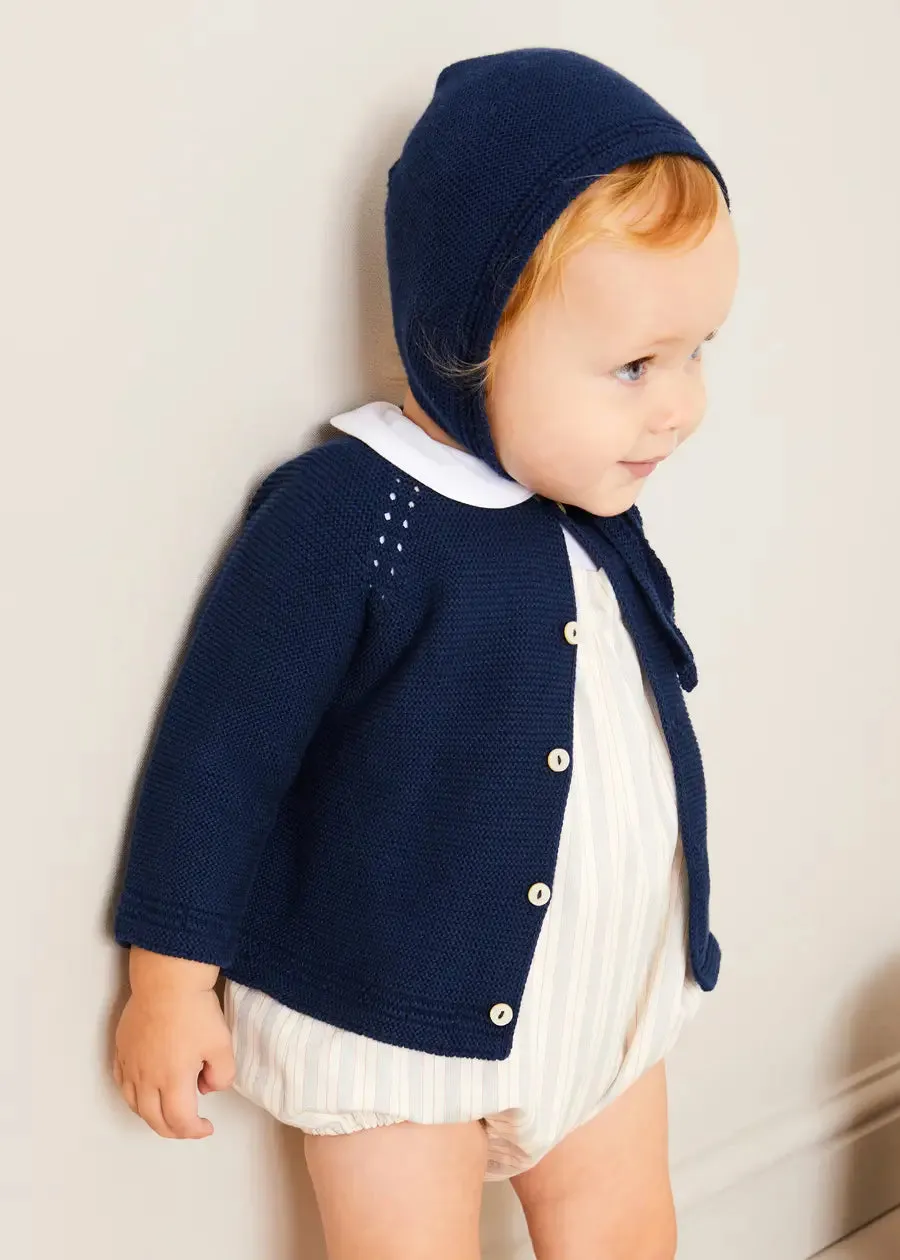 Brompton Stripe Romper in Beige (3mths-2yrs)