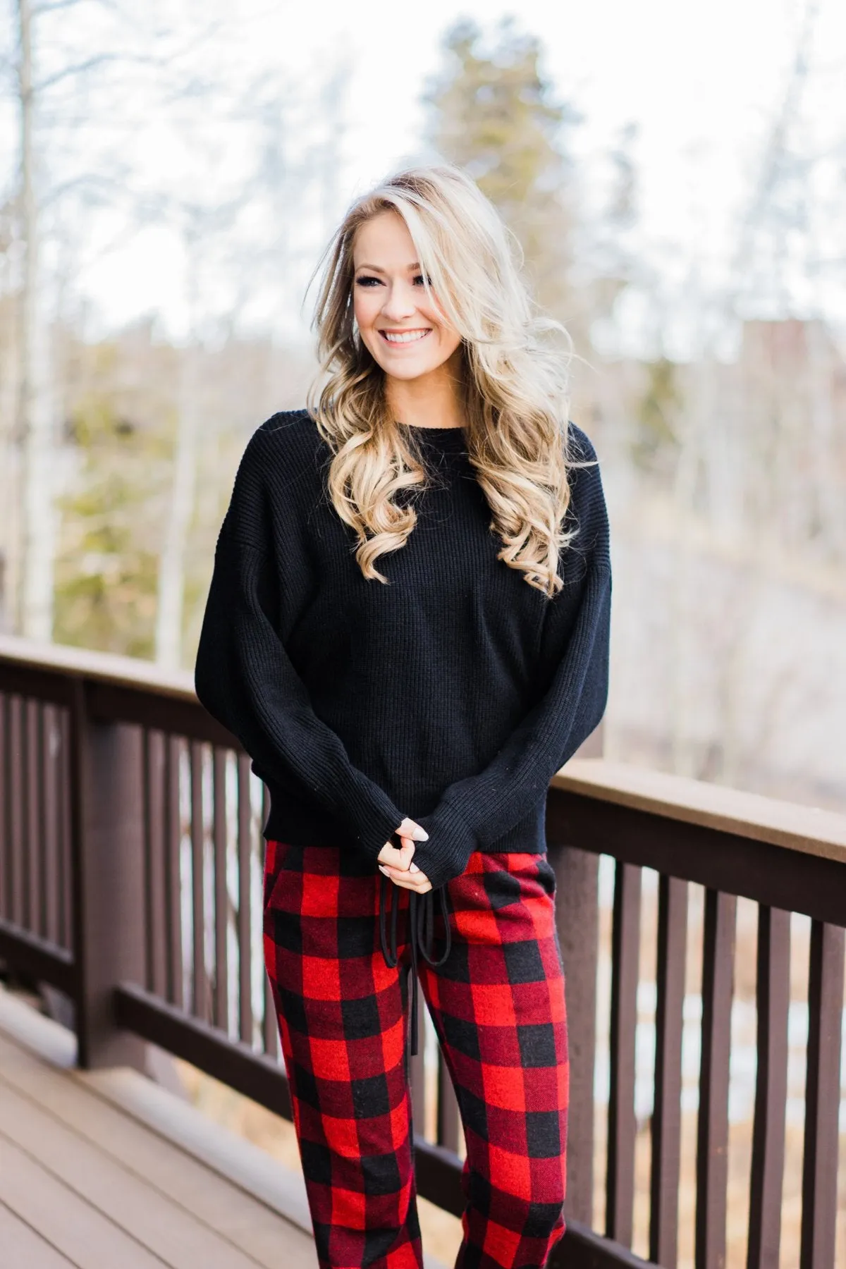 Buffalo Plaid Joggers