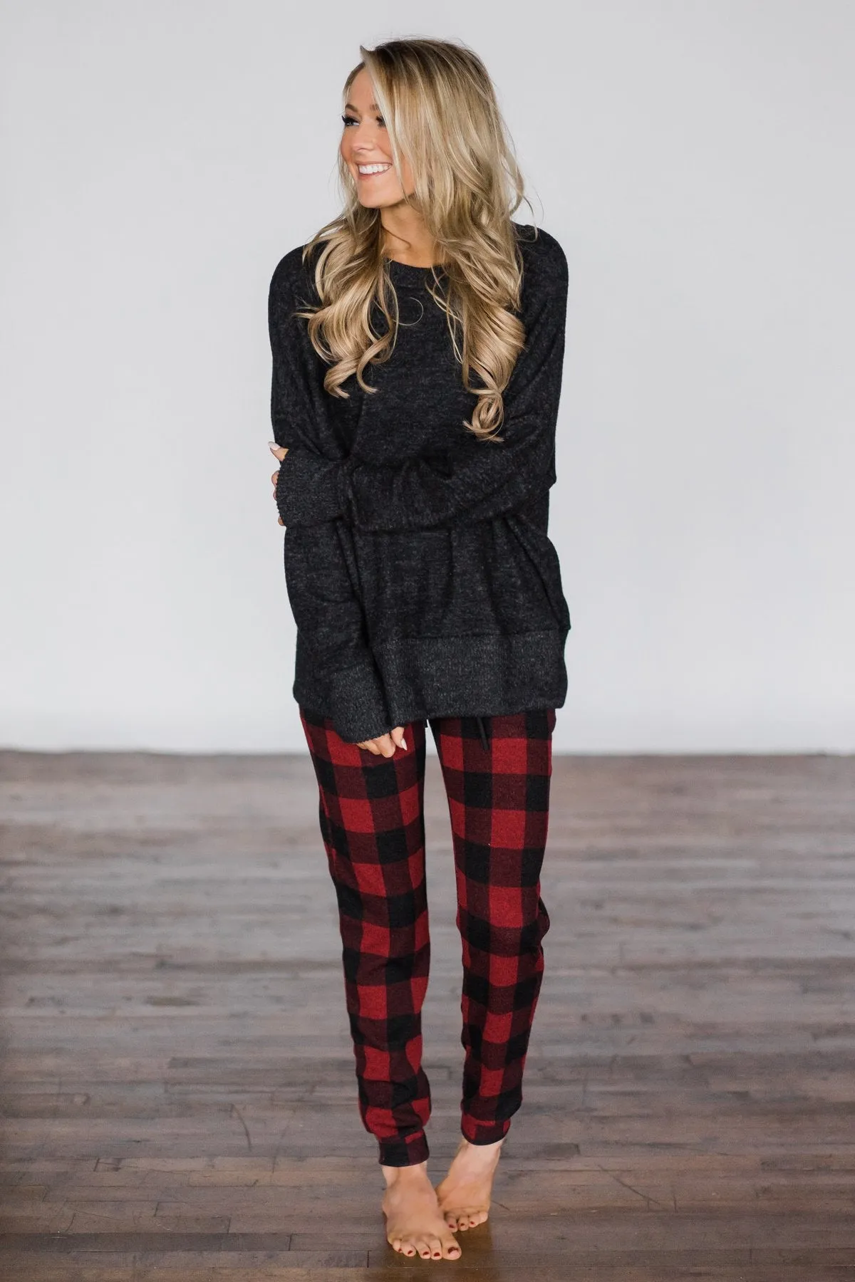 Buffalo Plaid Joggers