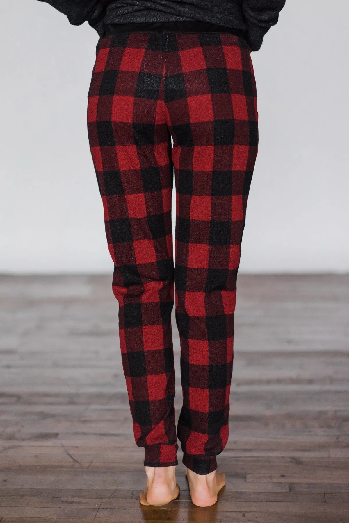 Buffalo Plaid Joggers