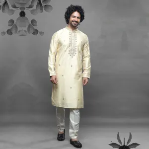 Buttercream Soft Ivory Kurta