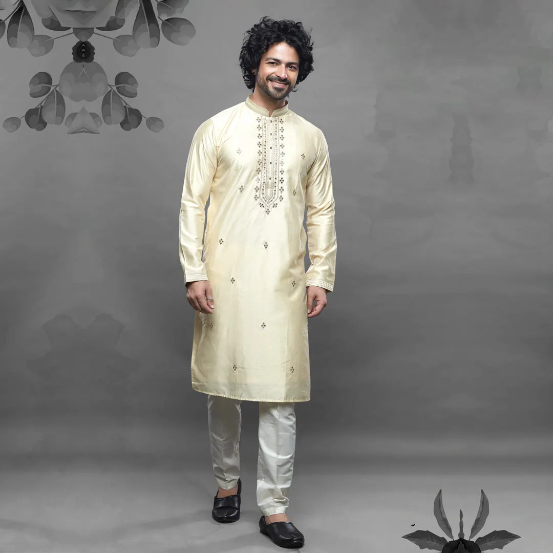 Buttercream Soft Ivory Kurta