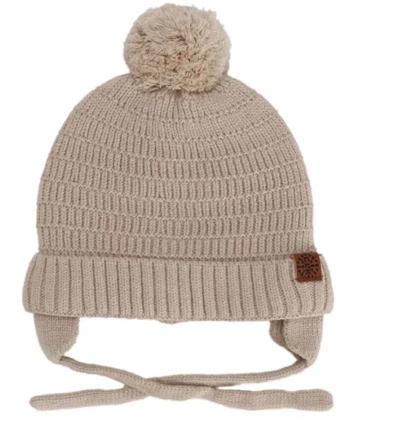 Calikids Soft Knit Hat with Ear Covers