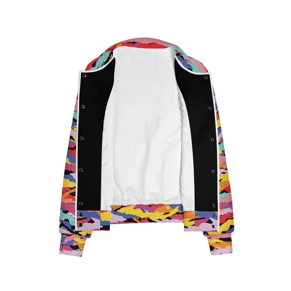 Camo-Flash Women's Light Bomber Sports Jacket Islas