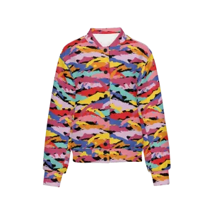 Camo-Flash Women's Light Bomber Sports Jacket Islas