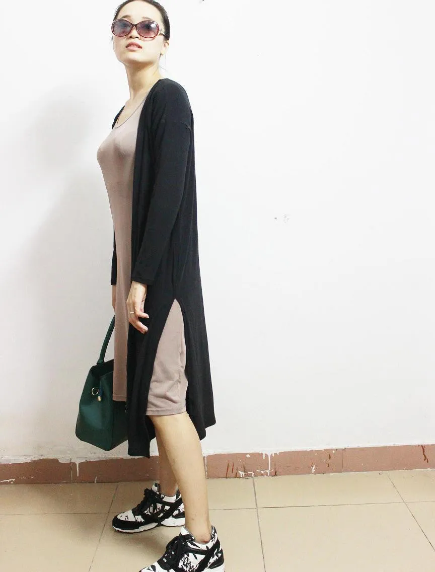 Cardigan Women Sweater casual Crochet Poncho Plus Size Coat Women long Sweaters Cardigans