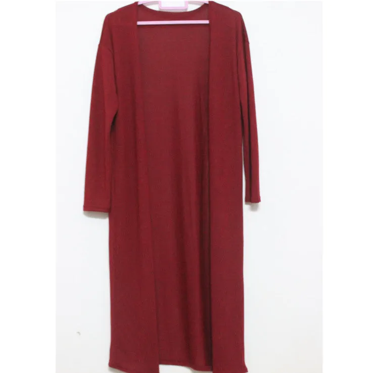 Cardigan Women Sweater casual Crochet Poncho Plus Size Coat Women long Sweaters Cardigans