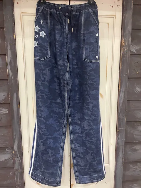 CF33-33 DENIM PANTS W/STARS LRG