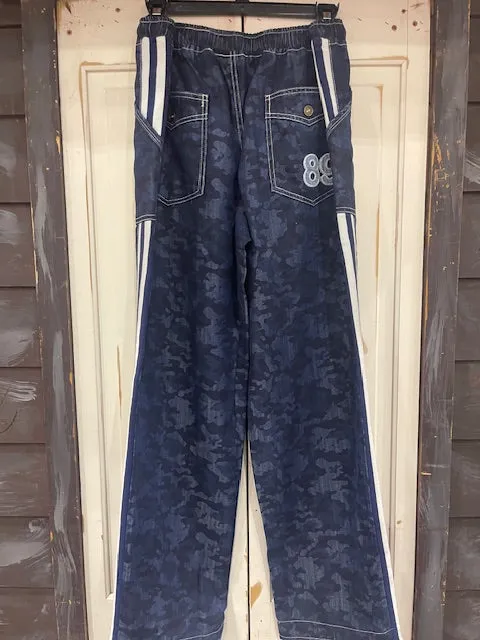 CF33-33 DENIM PANTS W/STARS LRG