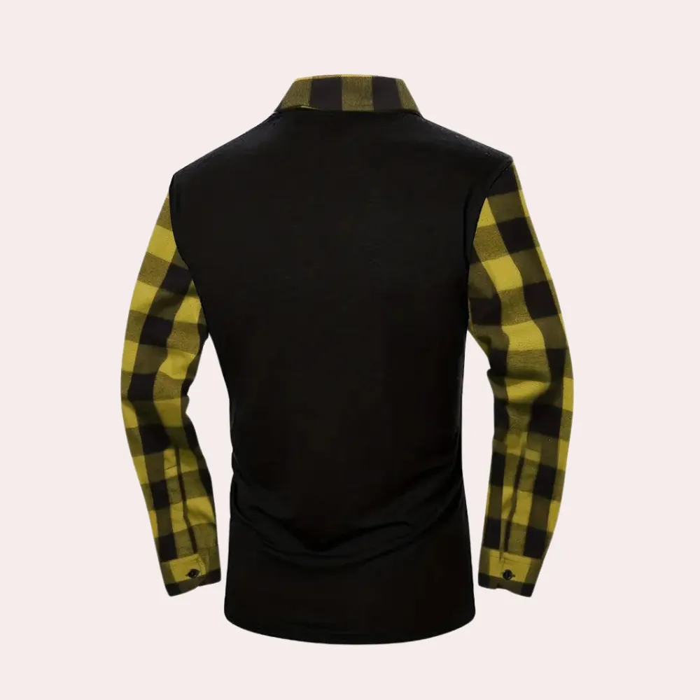 Chic Slim Fit Striped Closure Jacket for Men