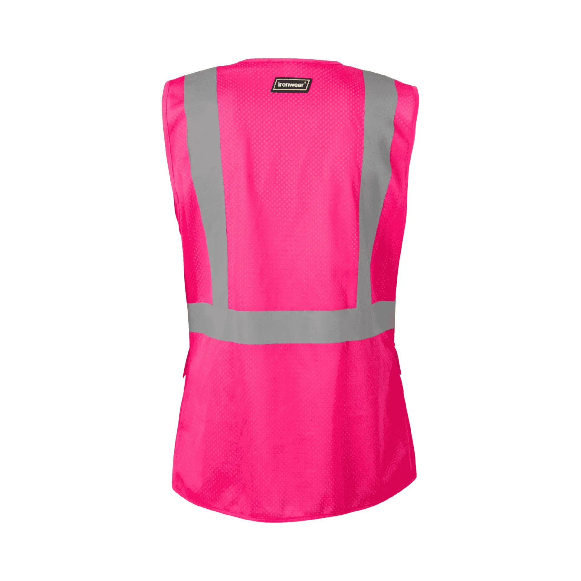 Class 2 Pink Women's Style Class 2 Safety Vest with Zipper