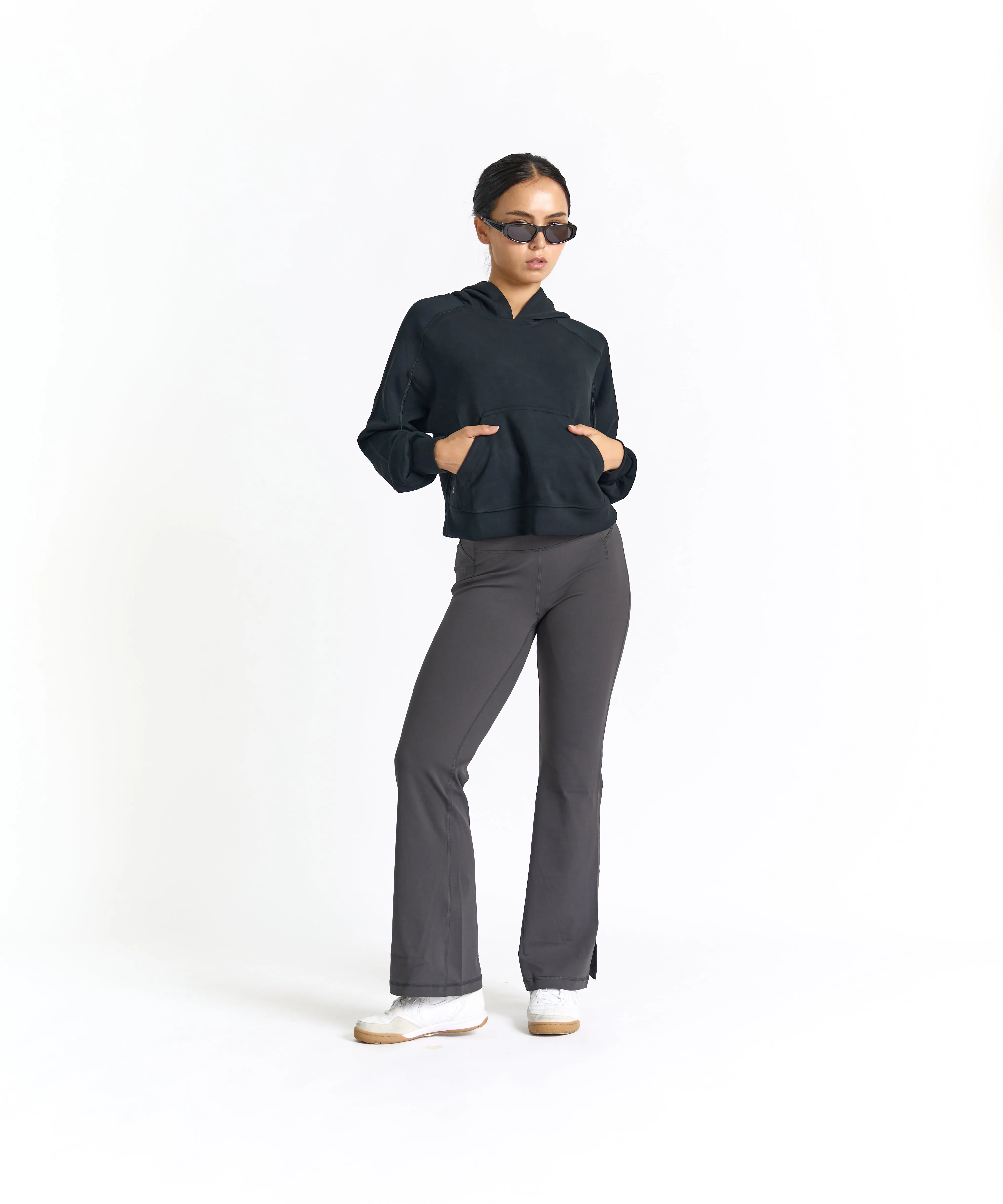 CloudEase Mid-Rise Loosely Flared Pants