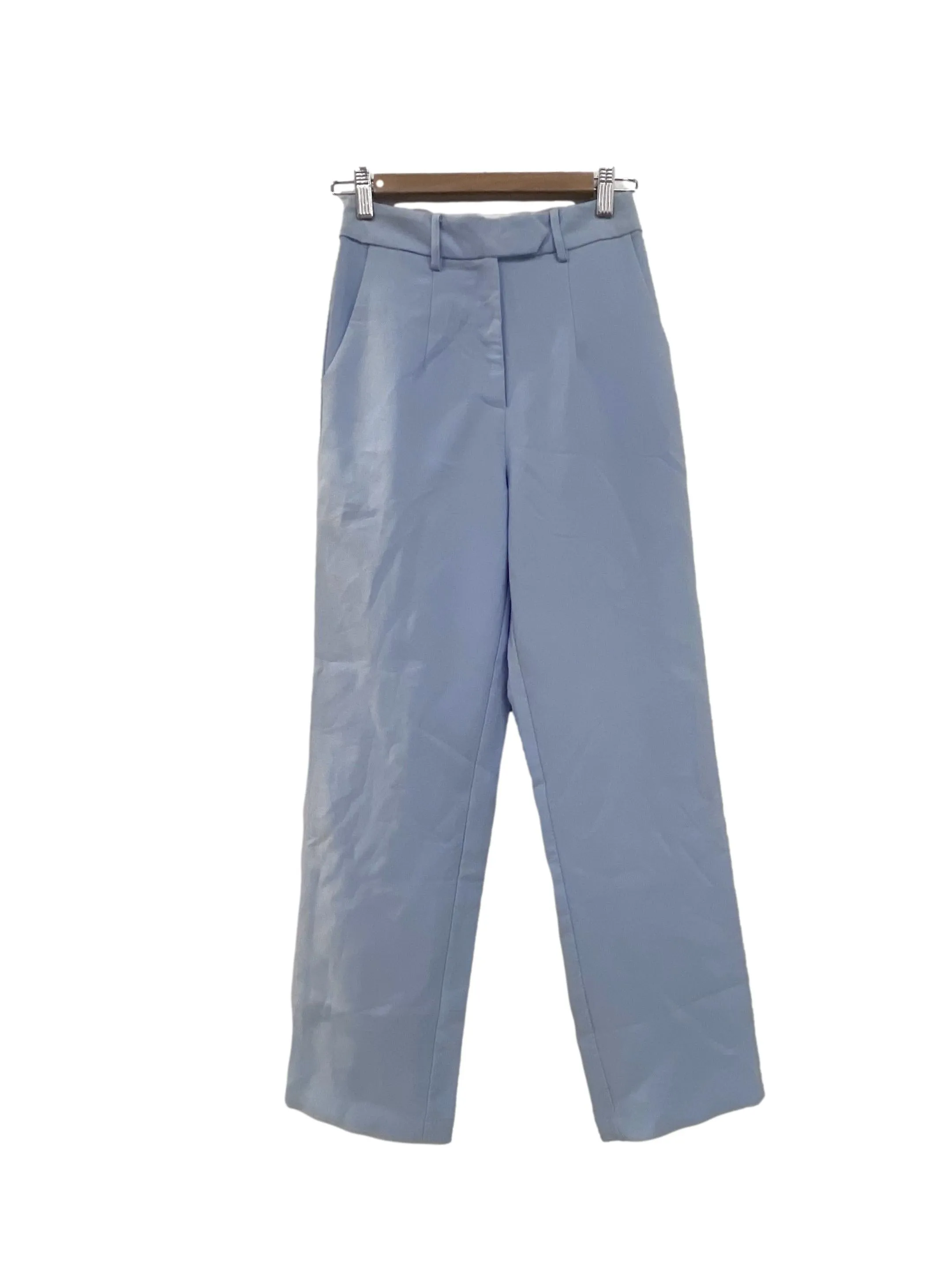 Concealed Button Cigarette Tailored Pants