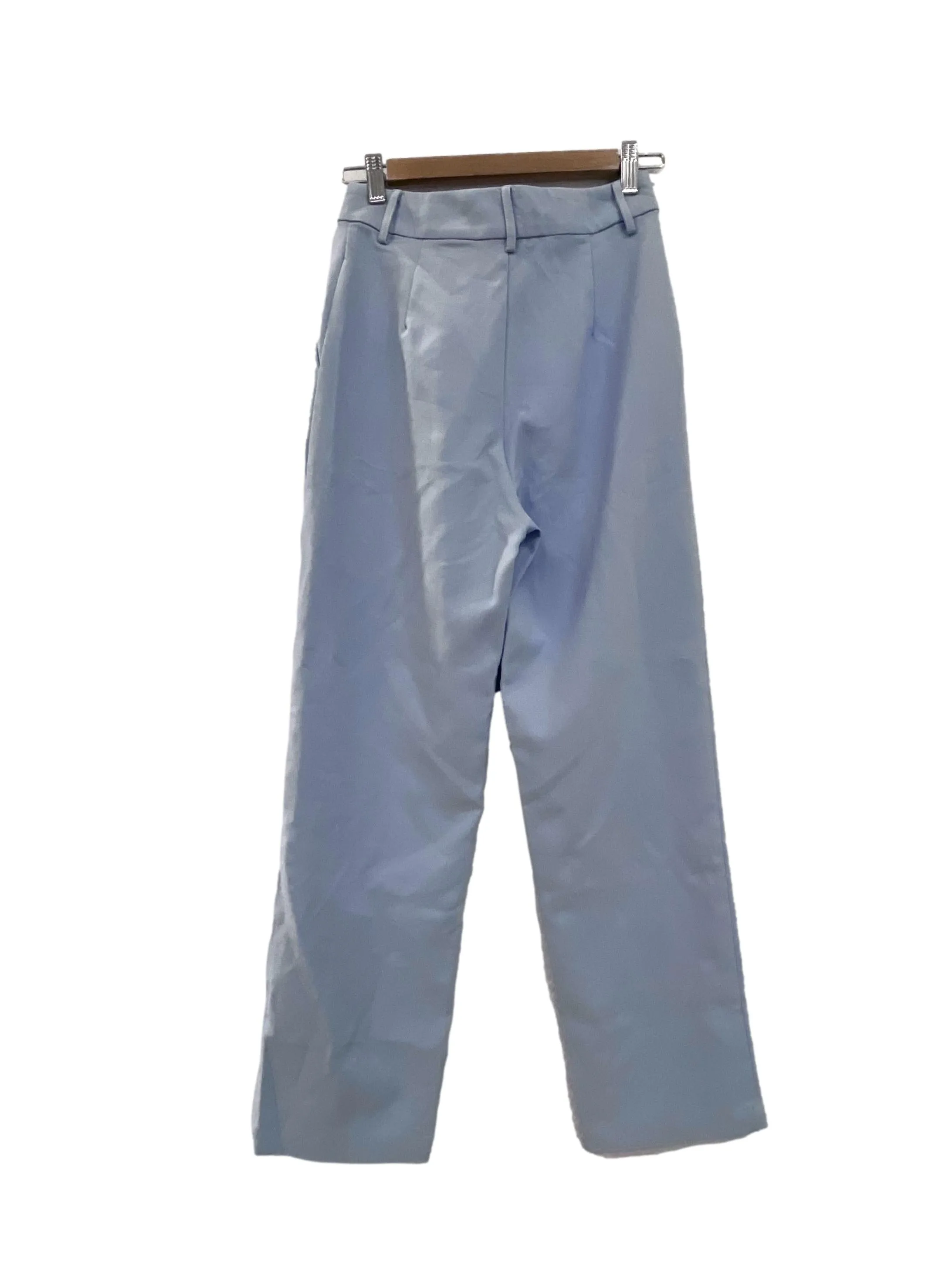 Concealed Button Cigarette Tailored Pants