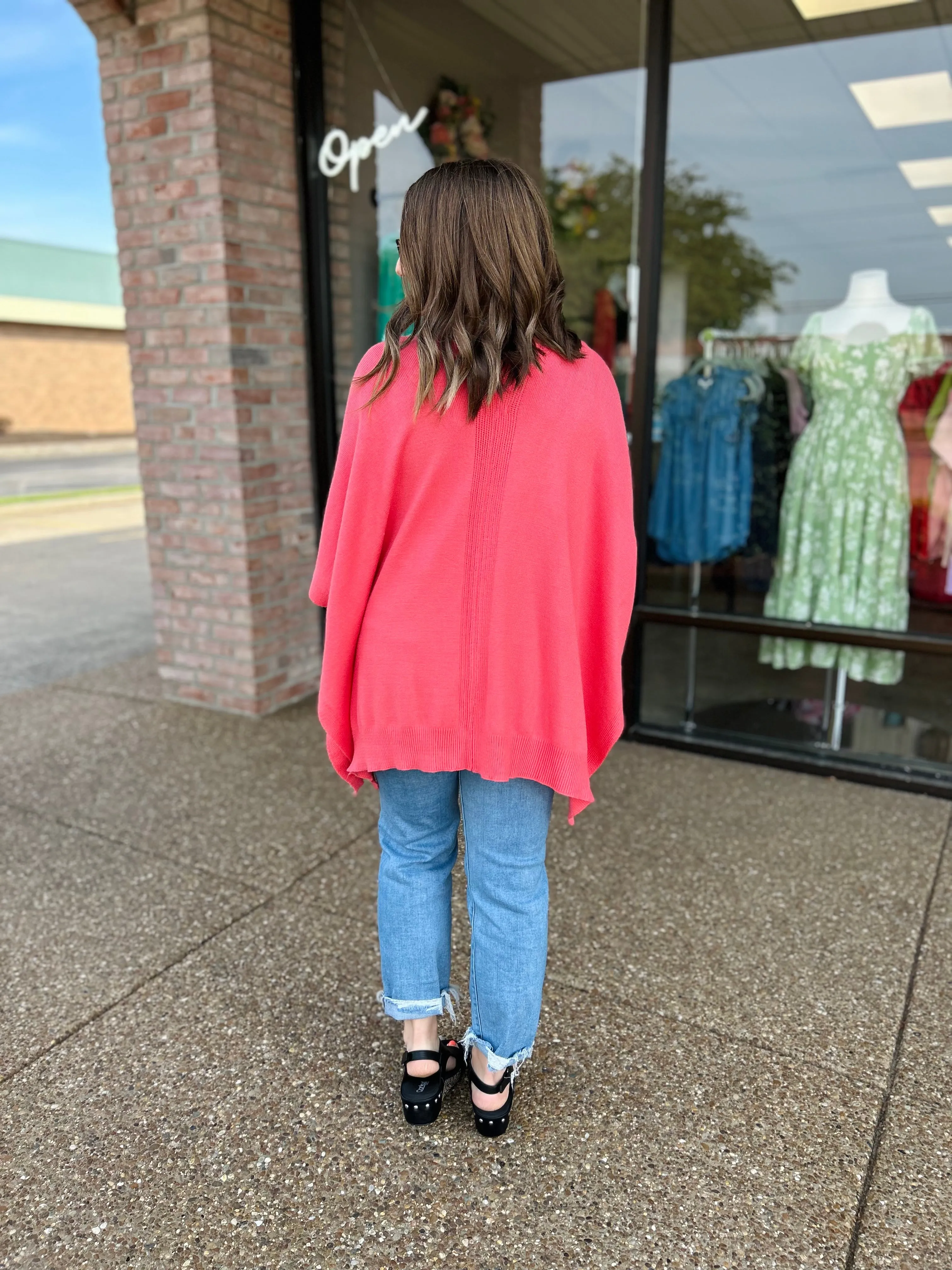 Coral Bloom Cardigan