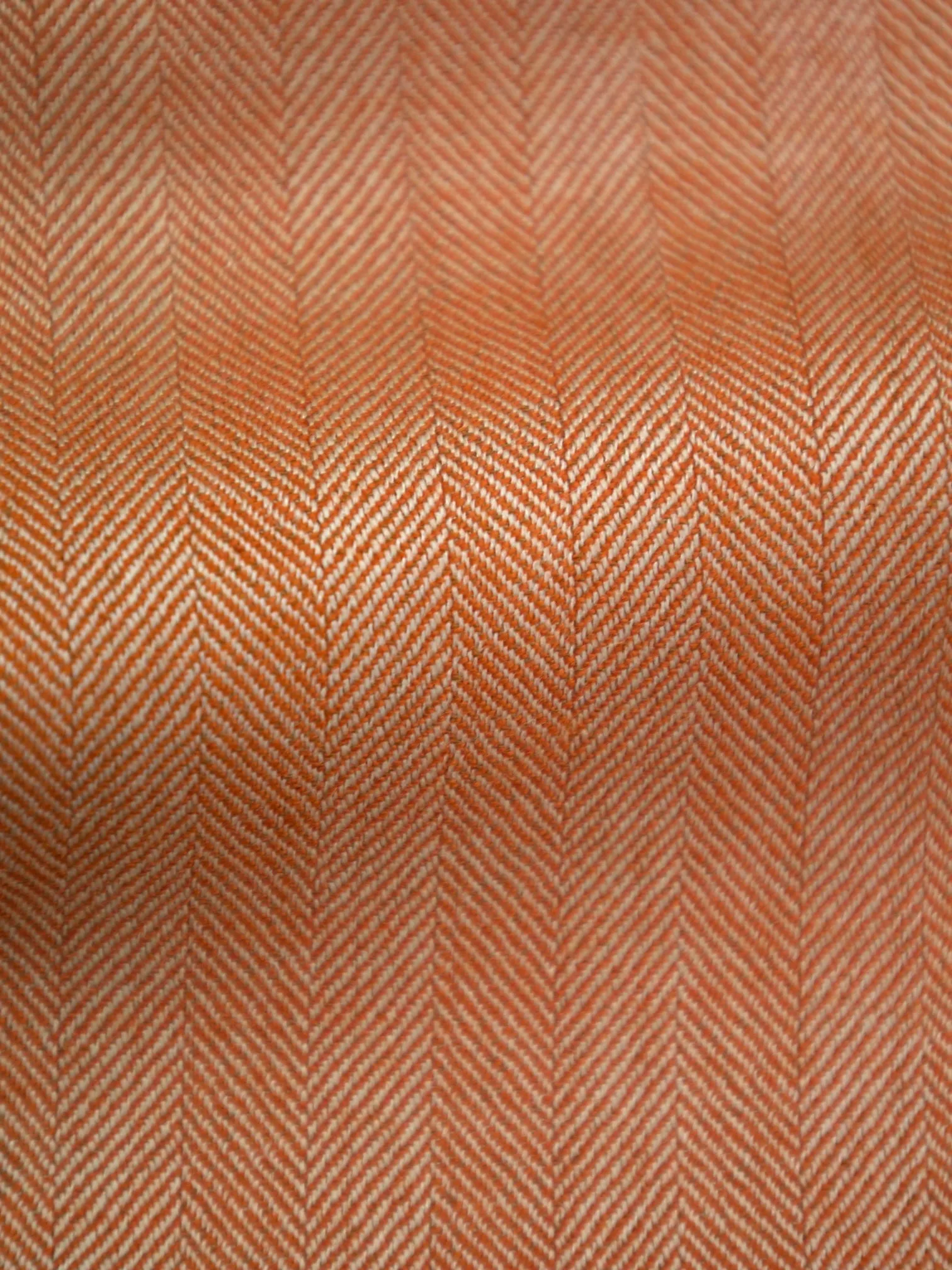 Corneliani Soft Orange Cashmere & Silk Herringbone Jacket