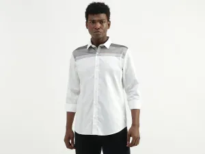 Cotton Striped Spread Collar Mens Shirts
