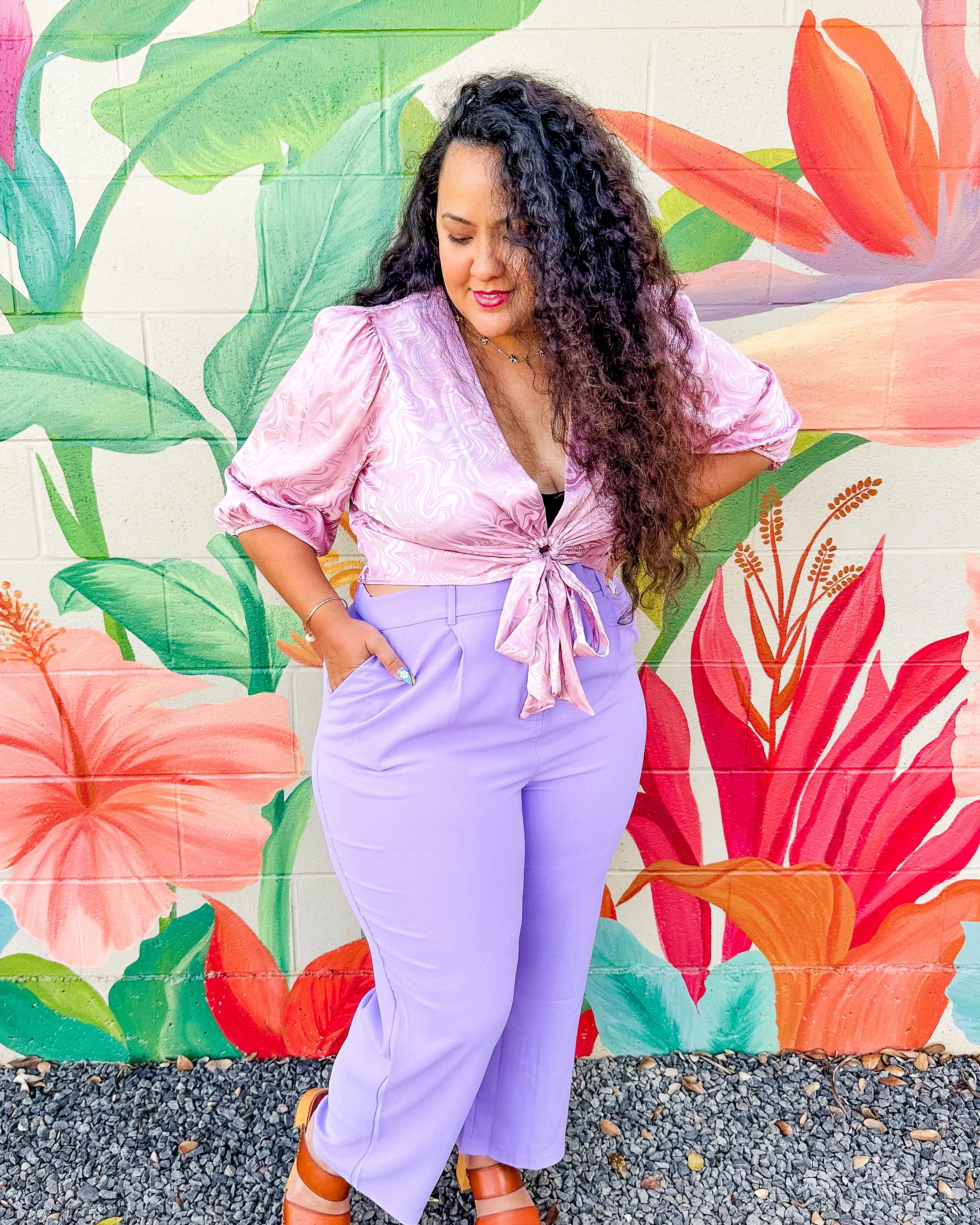 Crishelle Trousers - Digital Lavender