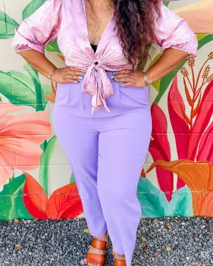 Crishelle Trousers - Digital Lavender
