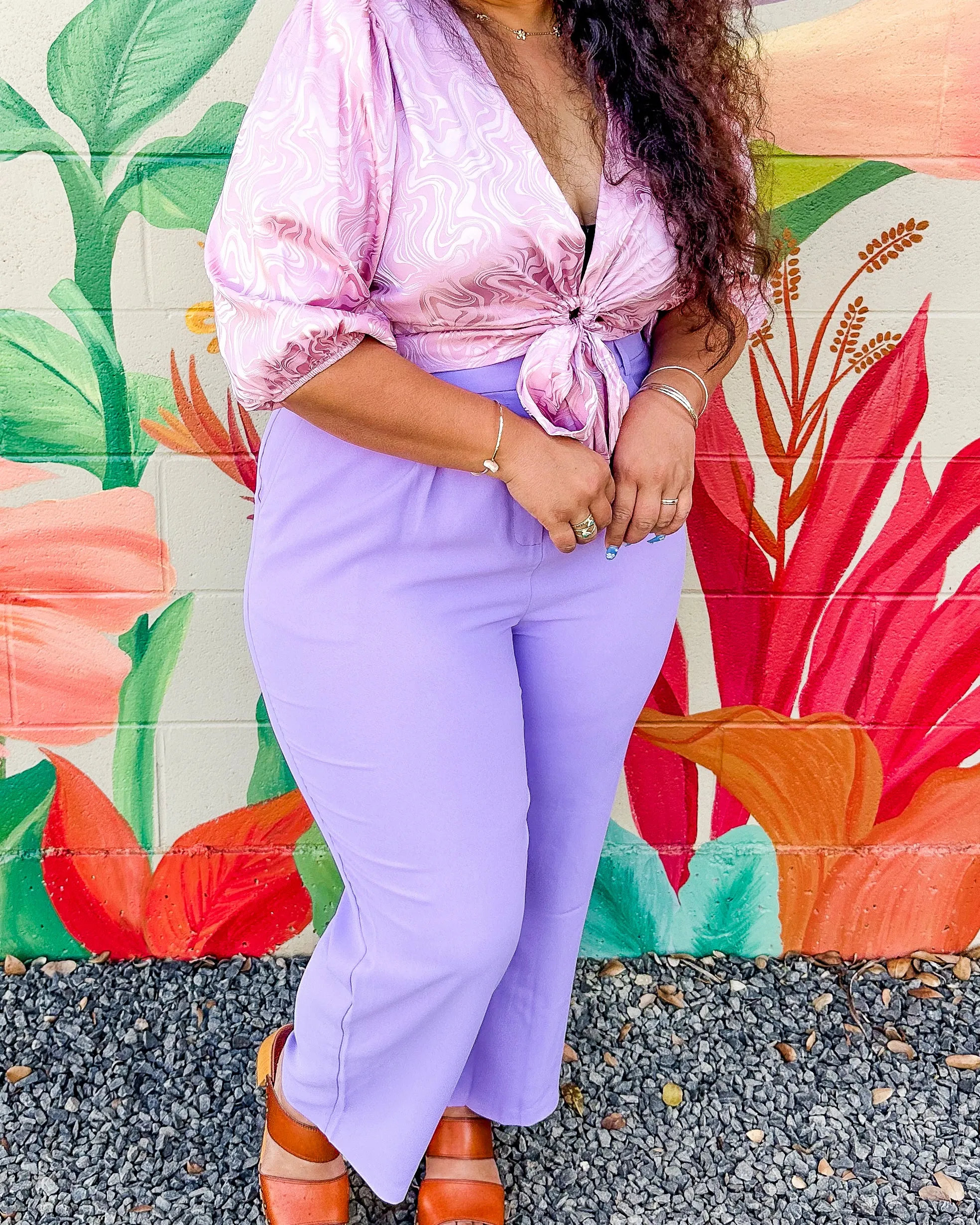 Crishelle Trousers - Digital Lavender