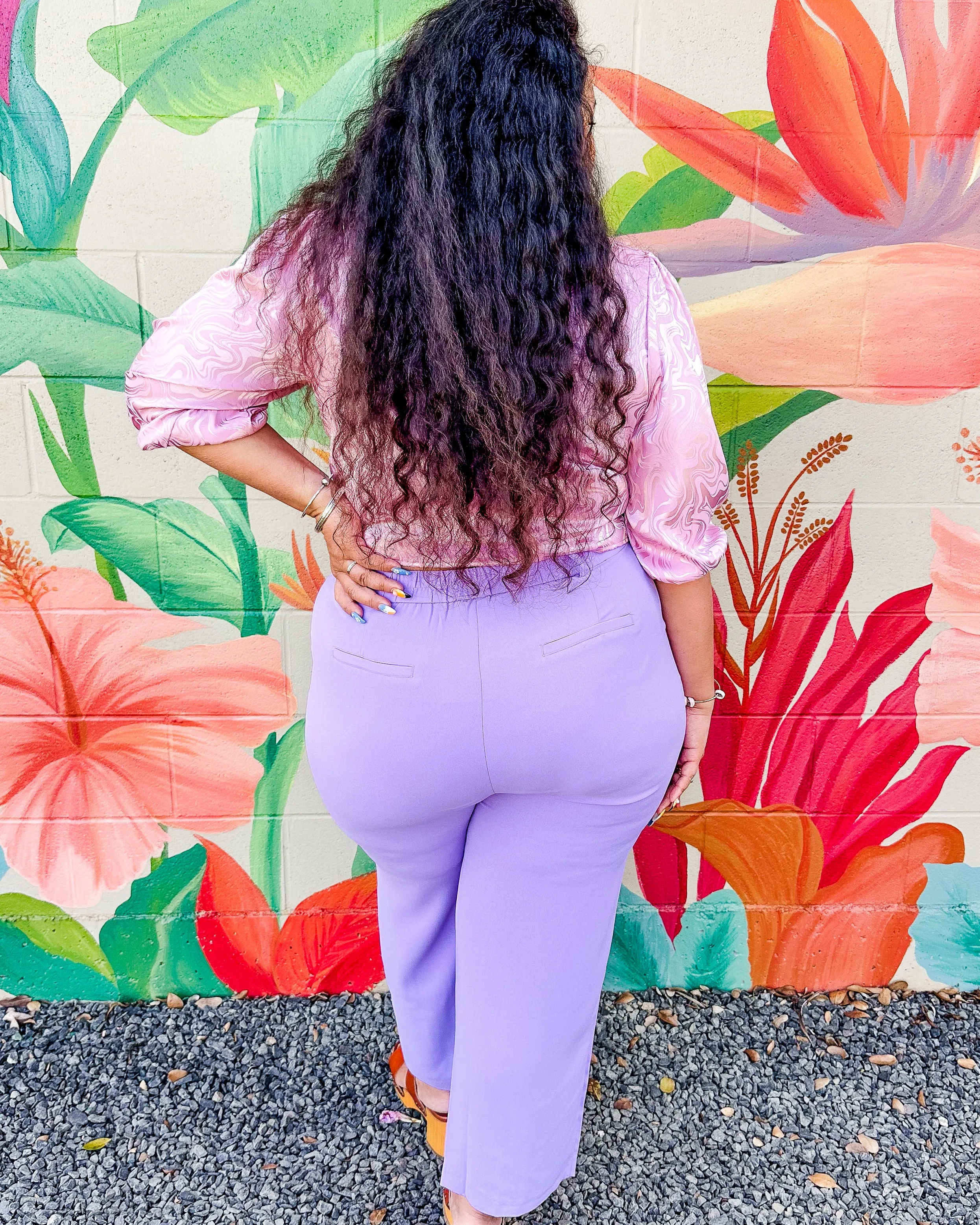 Crishelle Trousers - Digital Lavender