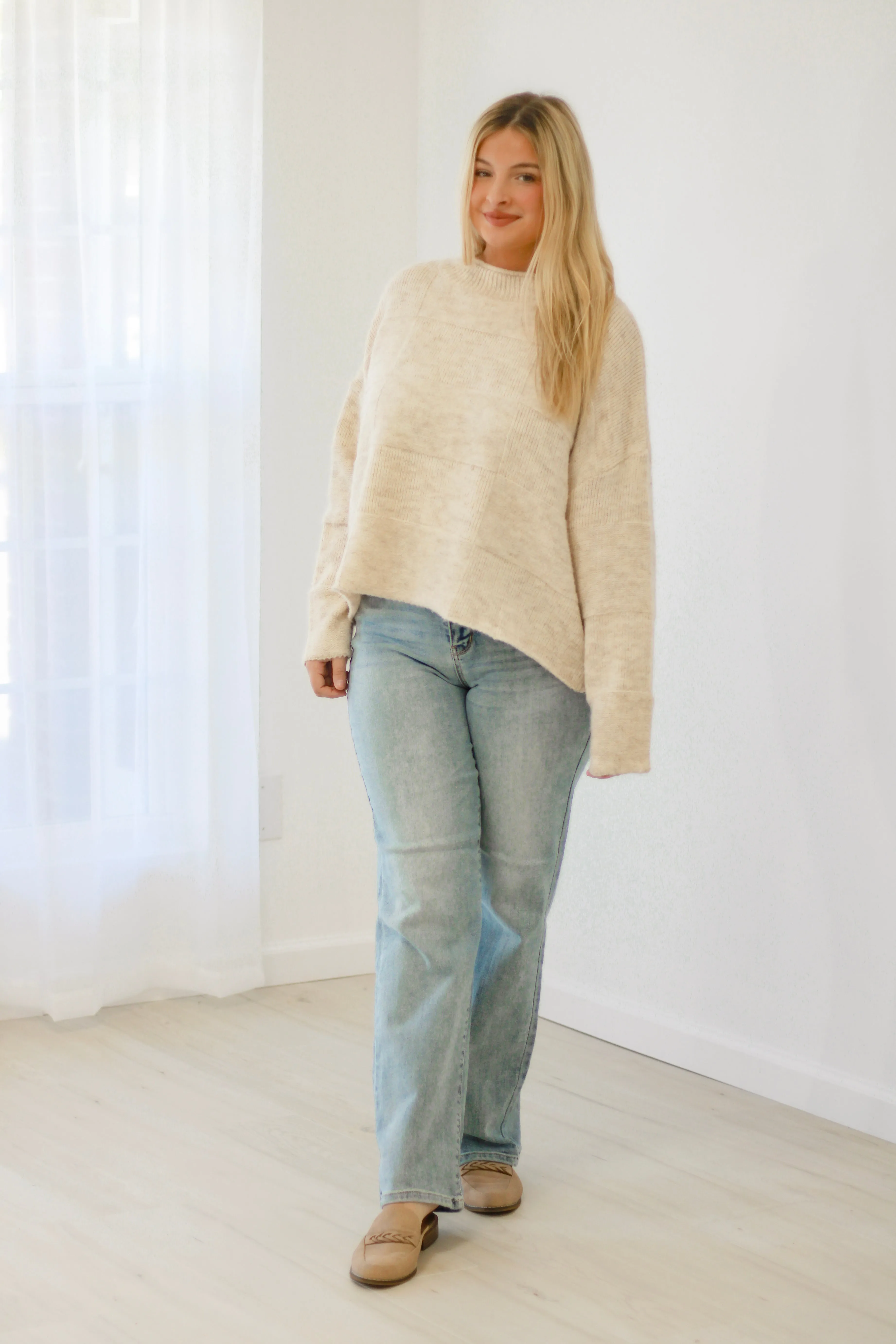 Daily Espresso Cream Sweater