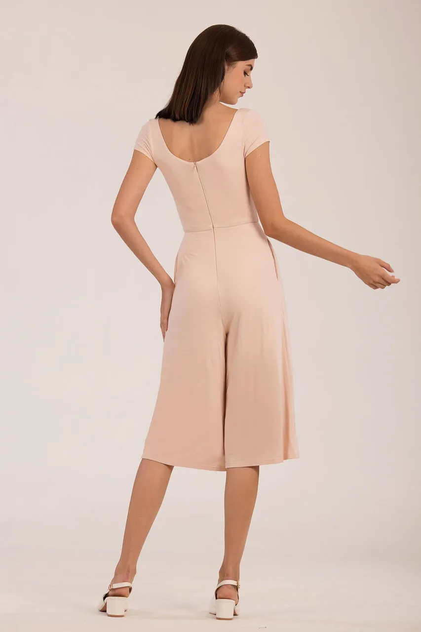 Dalamixy Jumpsuit Cullotes (Nude)