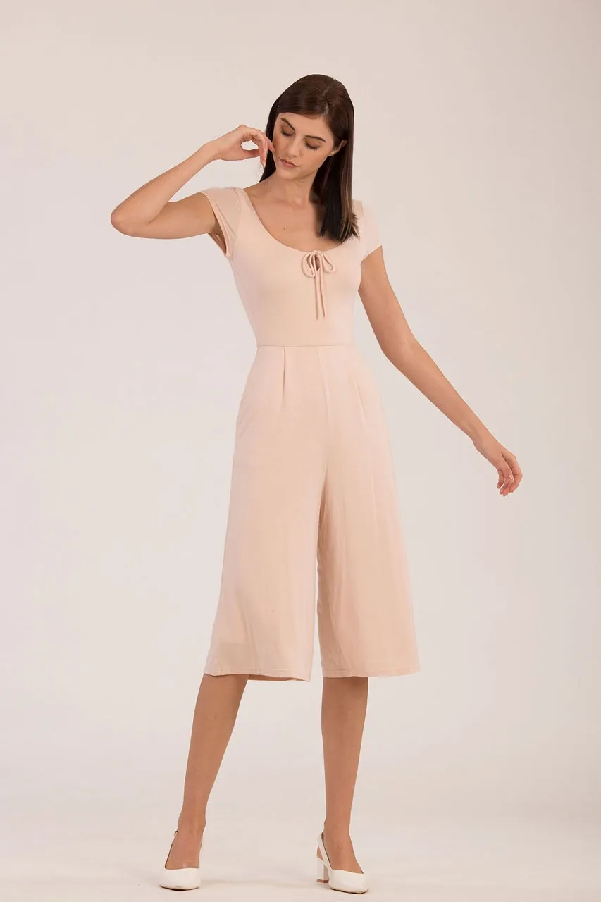 Dalamixy Jumpsuit Cullotes (Nude)