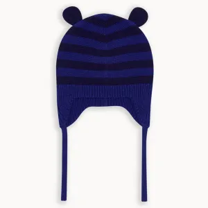 Damson - Blueberry Knit Hat With Ears